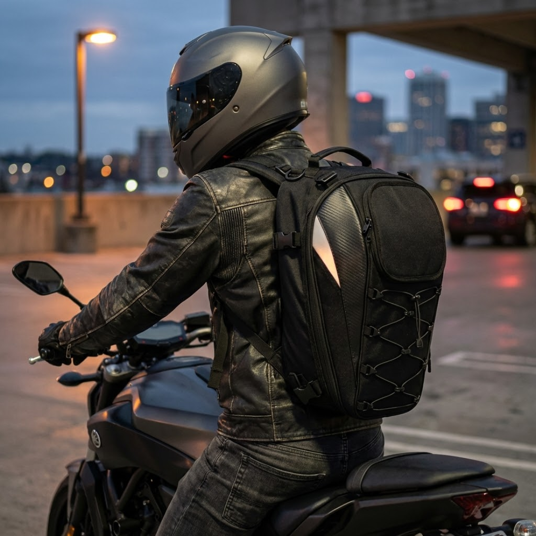 2-in-1 Motorcycle Tail Bag