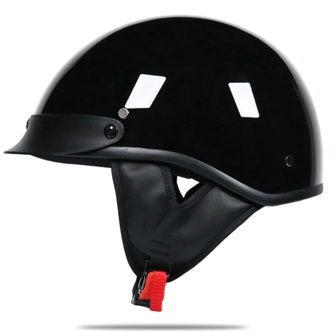 Low Profile Cruiser Half Helmet - DOT and ECE Approved