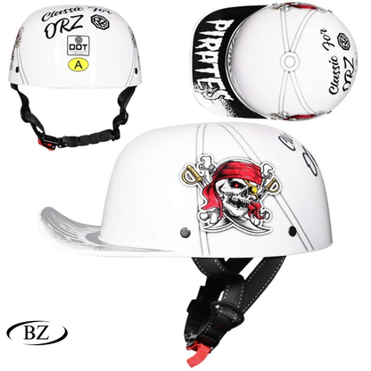 NEW Motorcycle Vintage Retro Baseball Cap Helmets