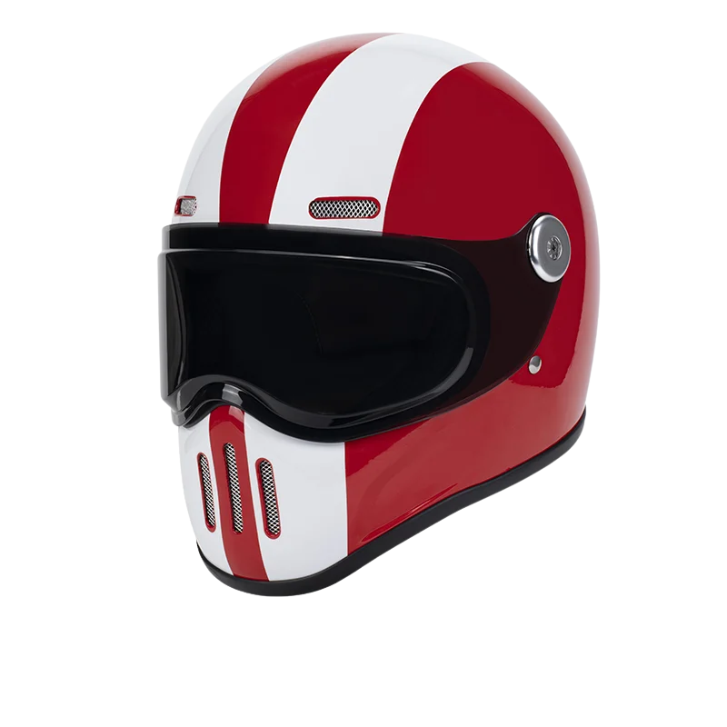 Retro Pig Nose Full Face Helmet