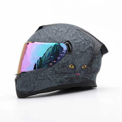 BikerZoneZ Rider Street Dominator Fullface Helmet