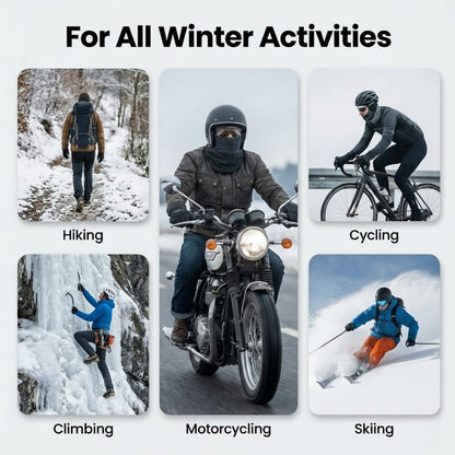 Winter Fleece-Lined Motorcycle Gloves