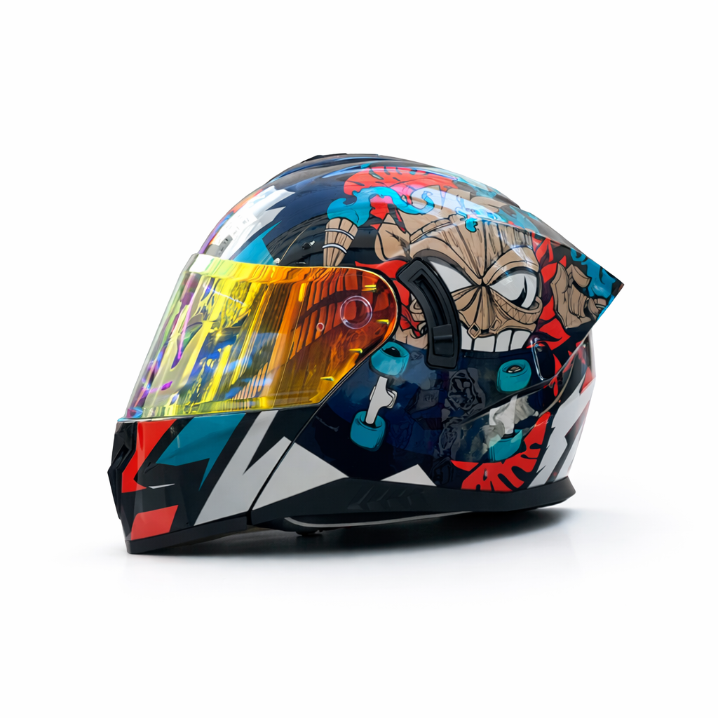 ORZ-B16 Full-Face Motorcycle Helmet – DOT & ECE Certified