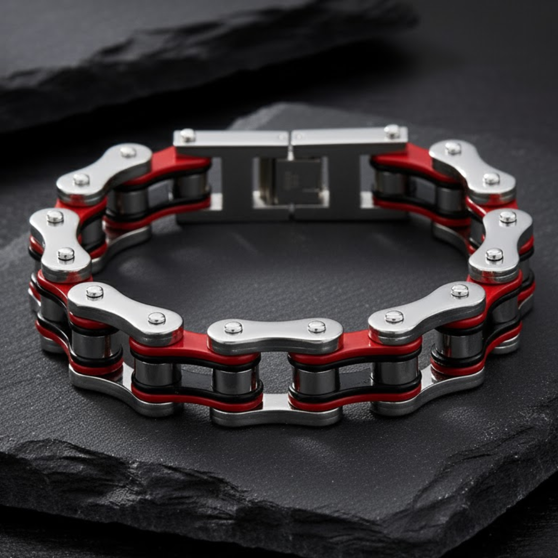 Biker Chain Bracelet – Forged Steel Series