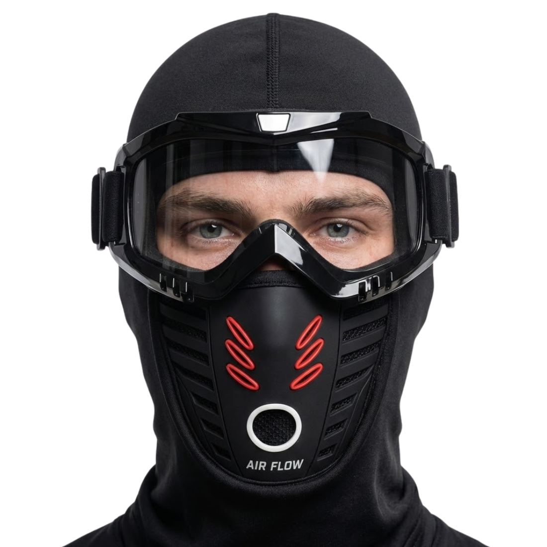 BikerZoneZ Anti-Fog 2.0 Fleece-Lined Winter Balaclava