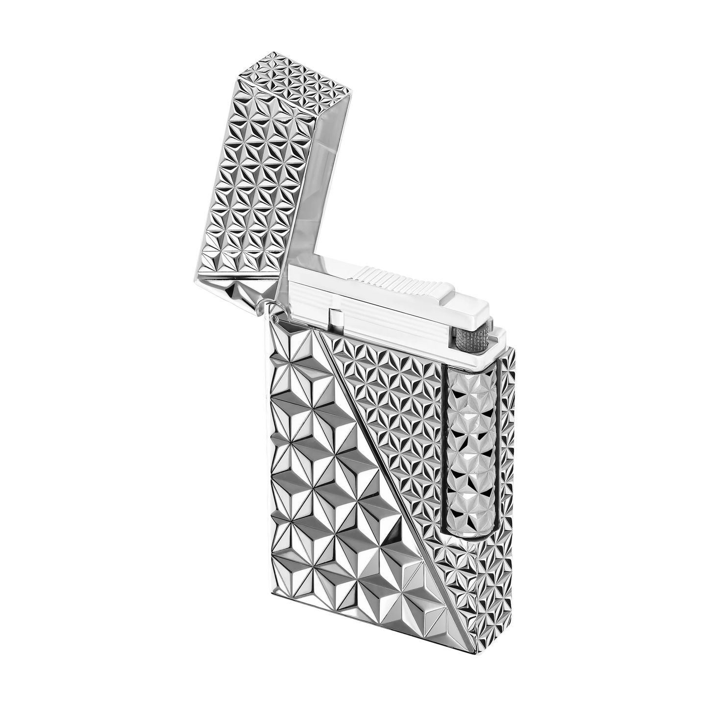 French Pyramid Pattern Luxury Lighter