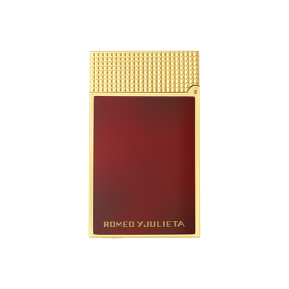 French Red Enamel Gold Lighter – Special Edition