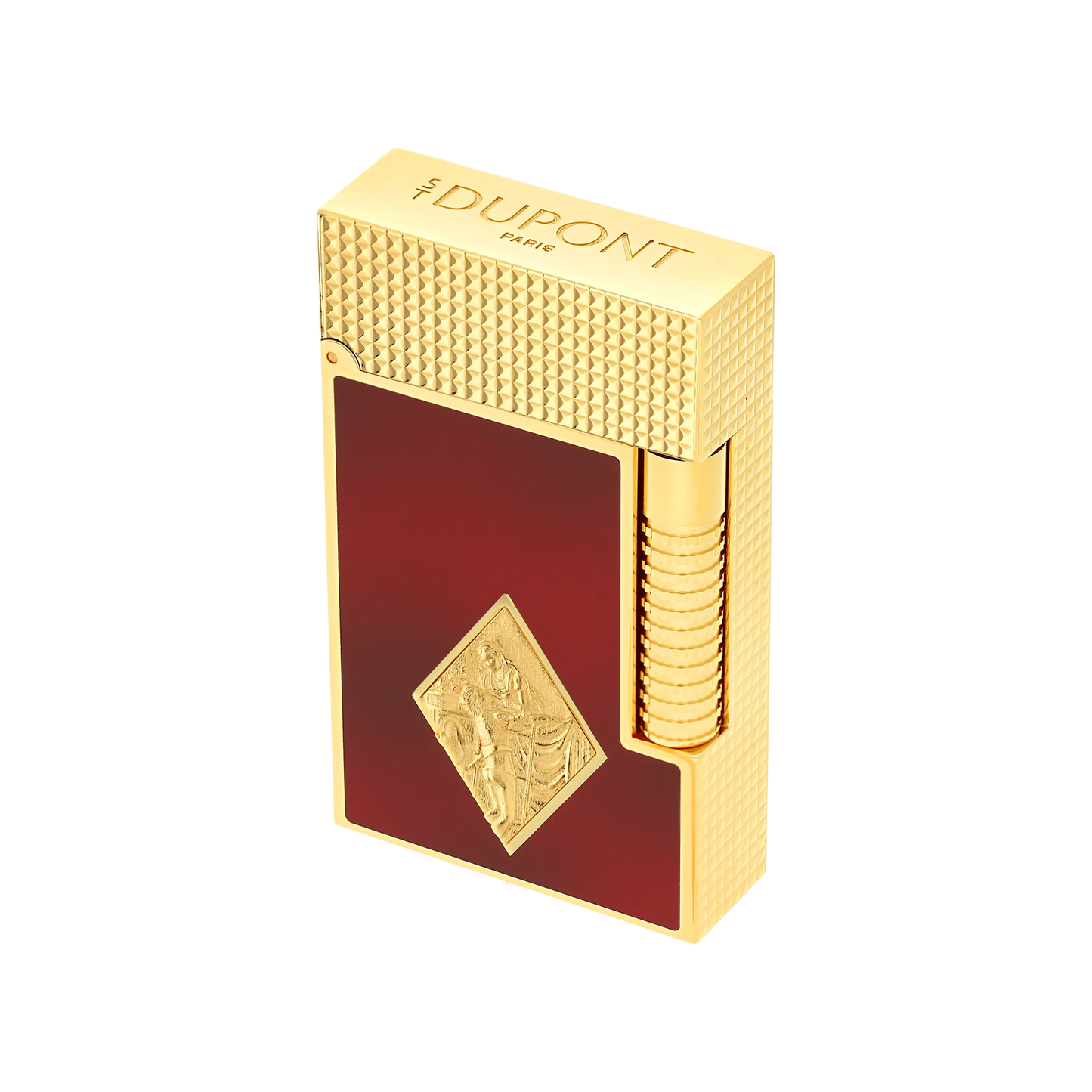 French Red Enamel Gold Lighter – Special Edition