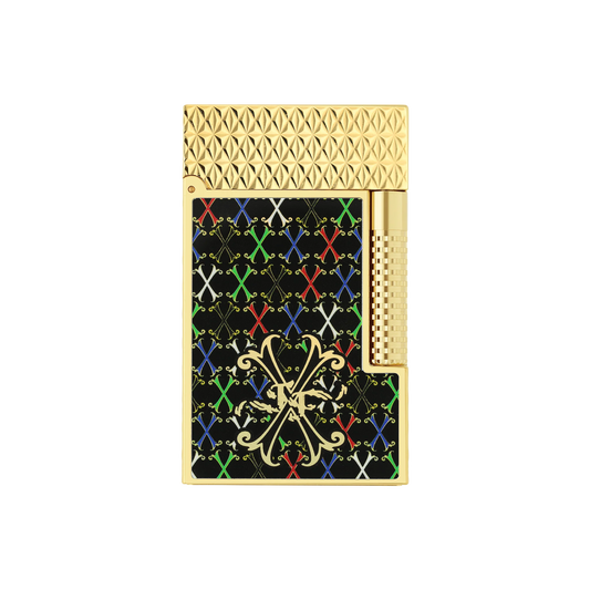 French Royal Crest Multicolor Gold Lighter – Gold Edition