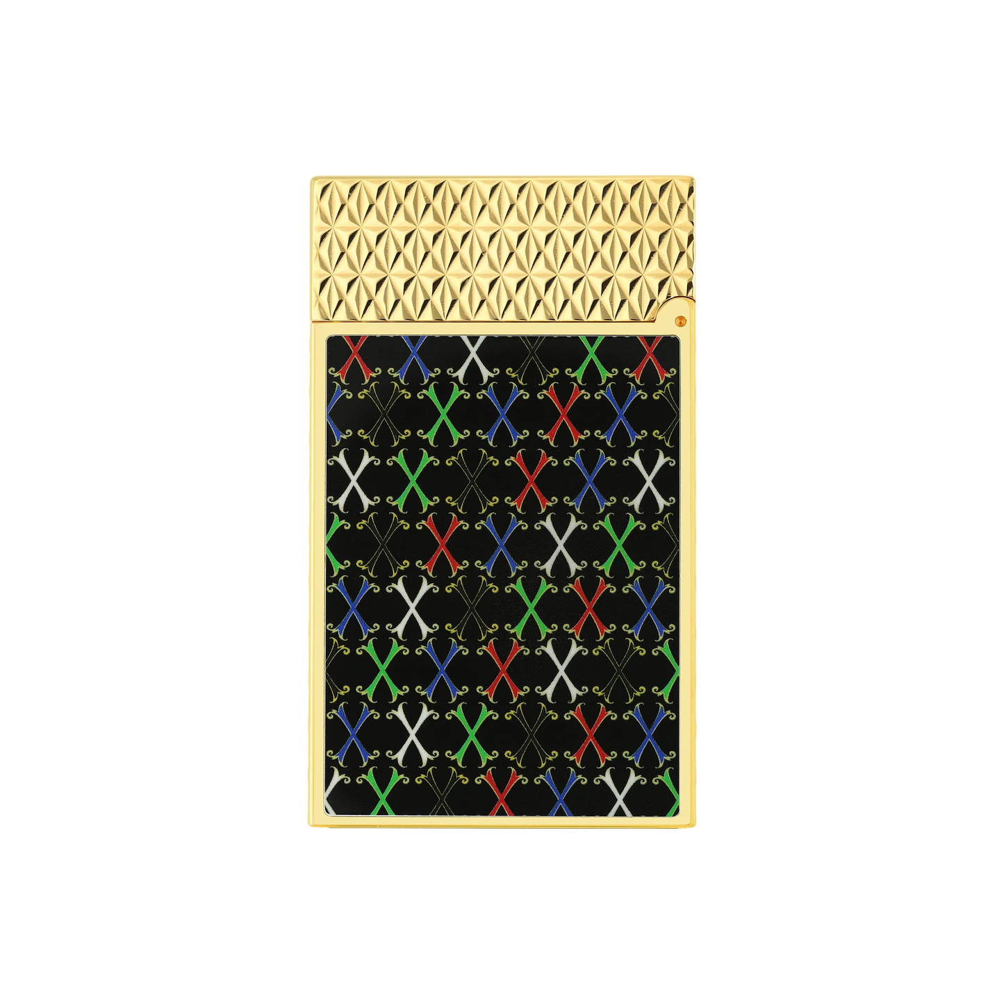 French Royal Crest Multicolor Gold Lighter – Gold Edition