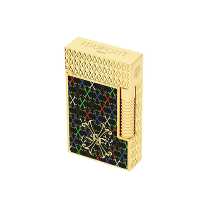 French Royal Crest Multicolor Gold Lighter – Gold Edition