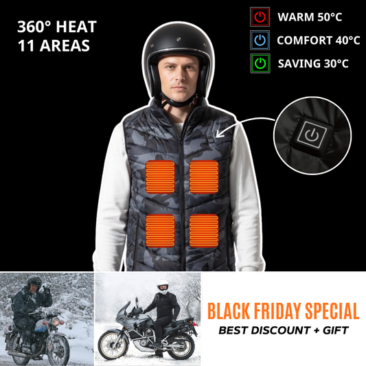 Thermal Heated Vest – Waterproof & Windproof