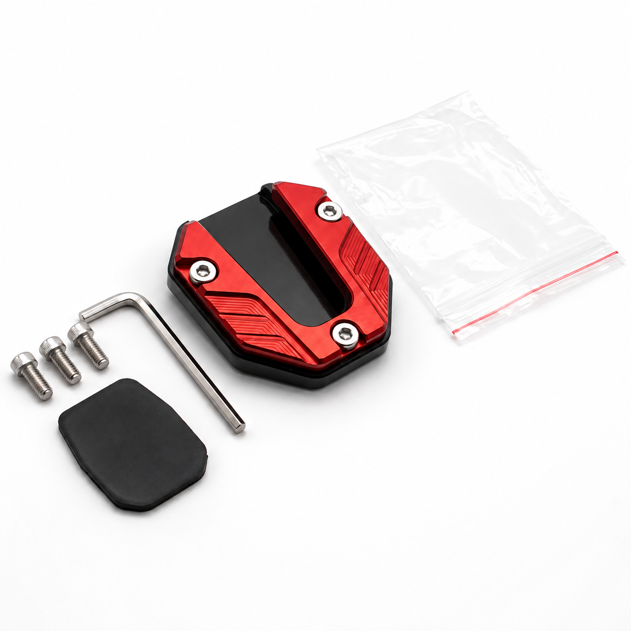 BikerZoneZ Motorcycle Kickstand Pad