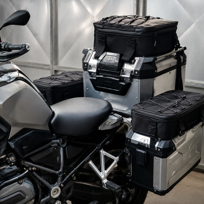 BikerZonez Expandable Pannier Lid Bag System for BMW Motorcycles