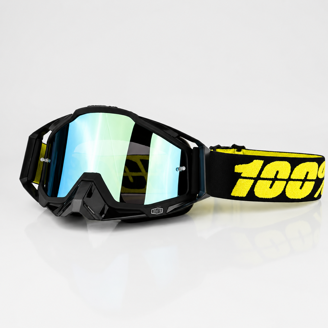 BikerZoneZ TrailShield MX Goggles – UV400 Anti-Fog Off-Road Riding Goggles