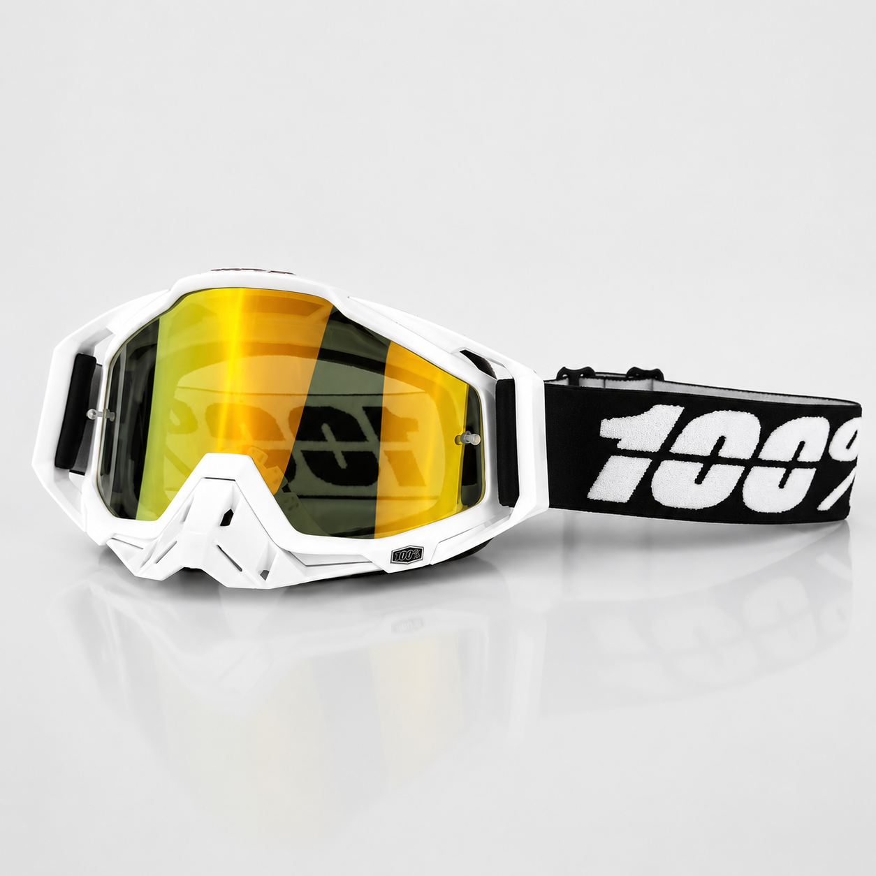 BikerZoneZ TrailShield MX Goggles – UV400 Anti-Fog Off-Road Riding Goggles