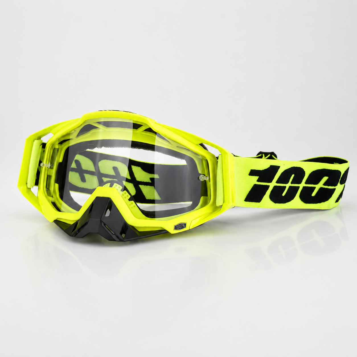 BikerZoneZ TrailShield MX Goggles – UV400 Anti-Fog Off-Road Riding Goggles