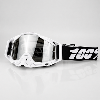 BikerZoneZ TrailShield MX Goggles – UV400 Anti-Fog Off-Road Riding Goggles
