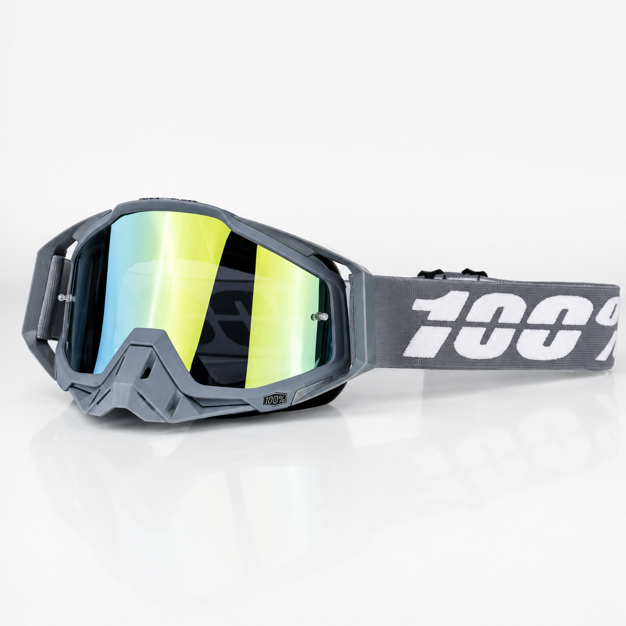 BikerZoneZ TrailShield MX Goggles – UV400 Anti-Fog Off-Road Riding Goggles