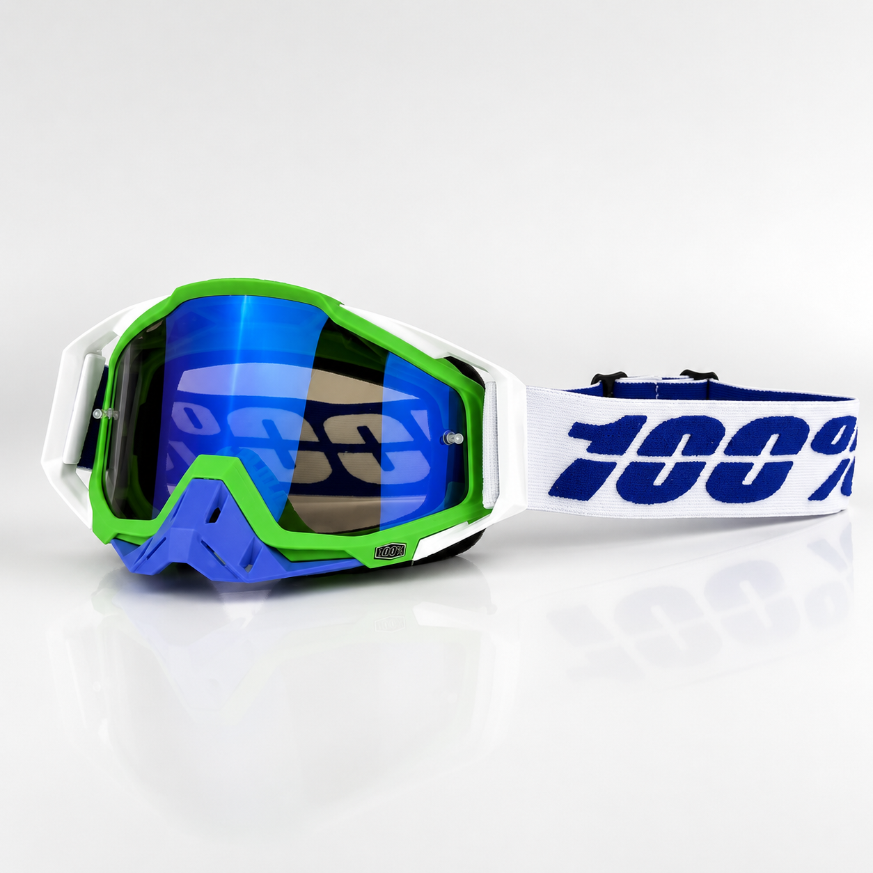 BikerZoneZ TrailShield MX Goggles – UV400 Anti-Fog Off-Road Riding Goggles