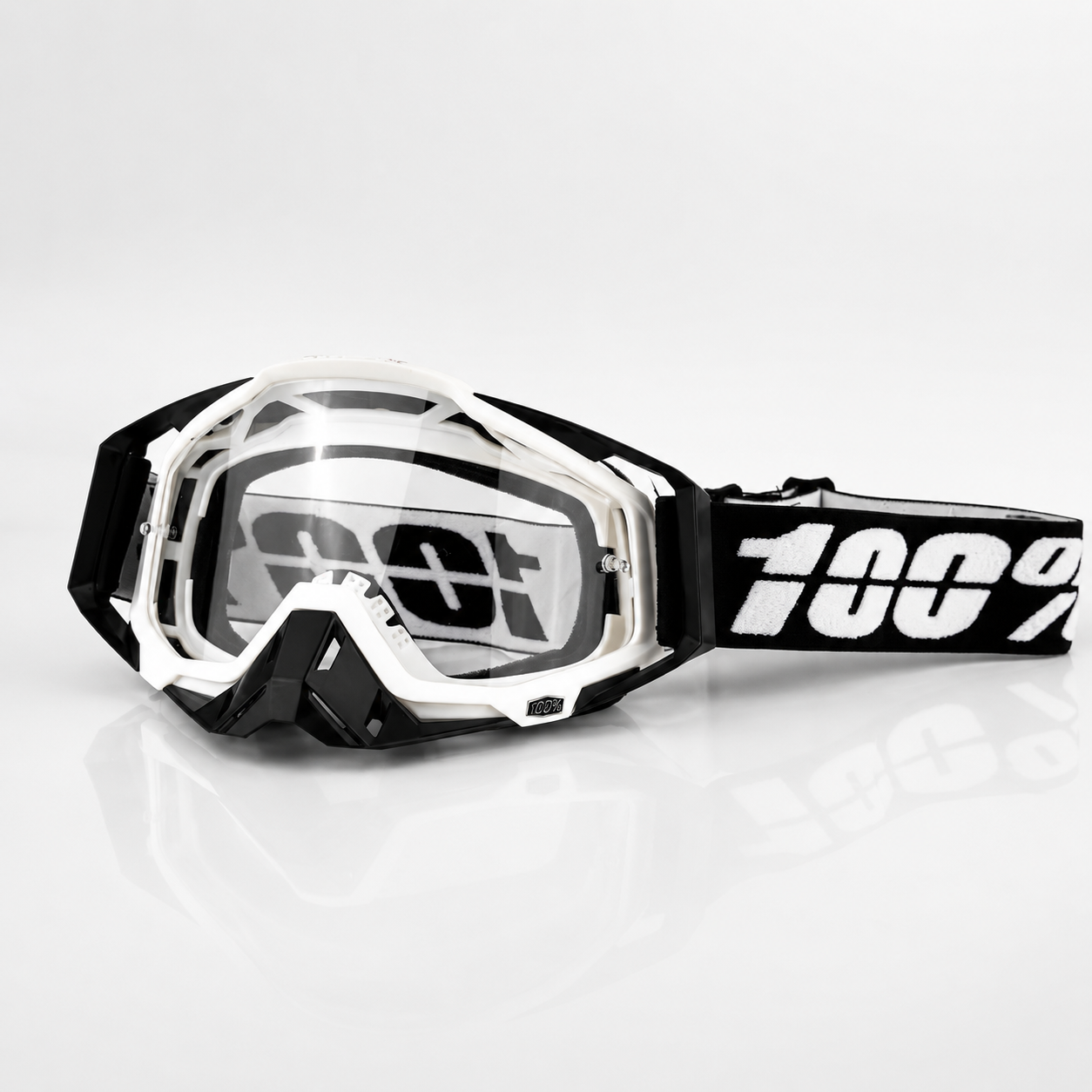 BikerZoneZ TrailShield MX Goggles – UV400 Anti-Fog Off-Road Riding Goggles