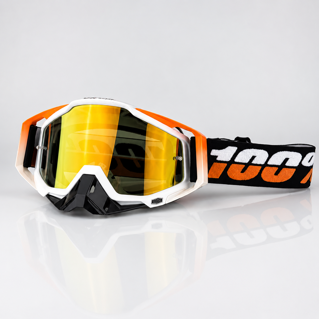 BikerZoneZ TrailShield MX Goggles – UV400 Anti-Fog Off-Road Riding Goggles