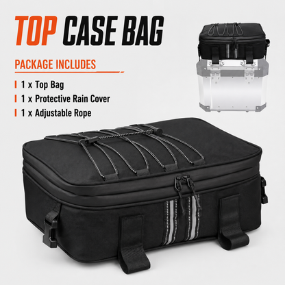 BikerZonez Expandable Pannier Lid Bag System for BMW Motorcycles