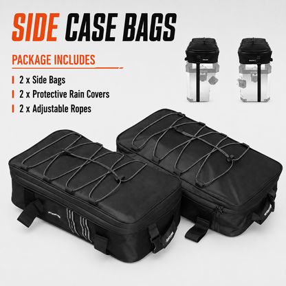 BikerZonez Expandable Pannier Lid Bag System for BMW Motorcycles