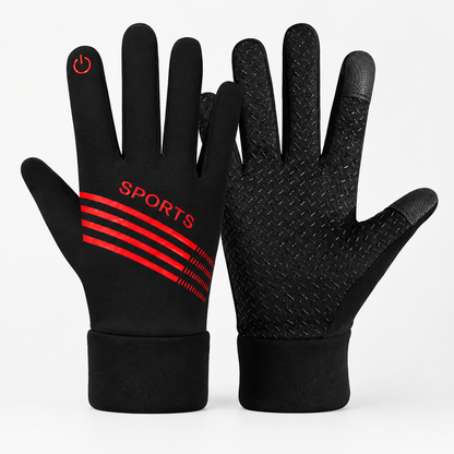 BikerZoneZ™ FrostGrip Thermal Touchscreen Riding Gloves