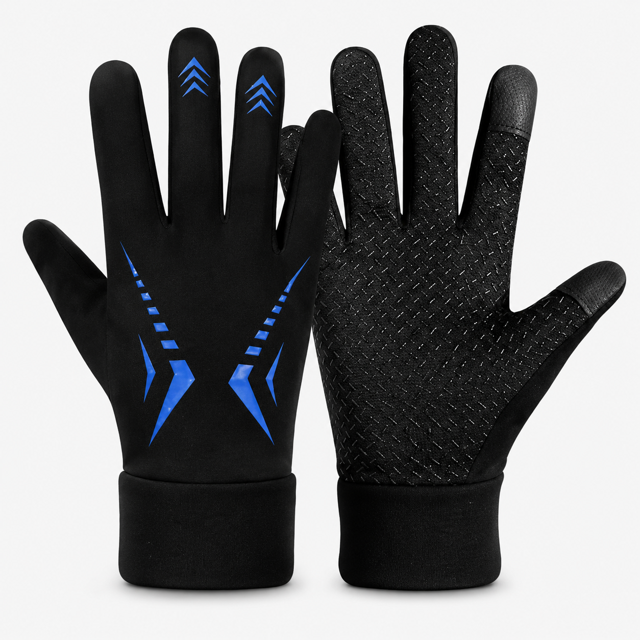 BikerZoneZ™ FrostGrip Thermal Touchscreen Riding Gloves