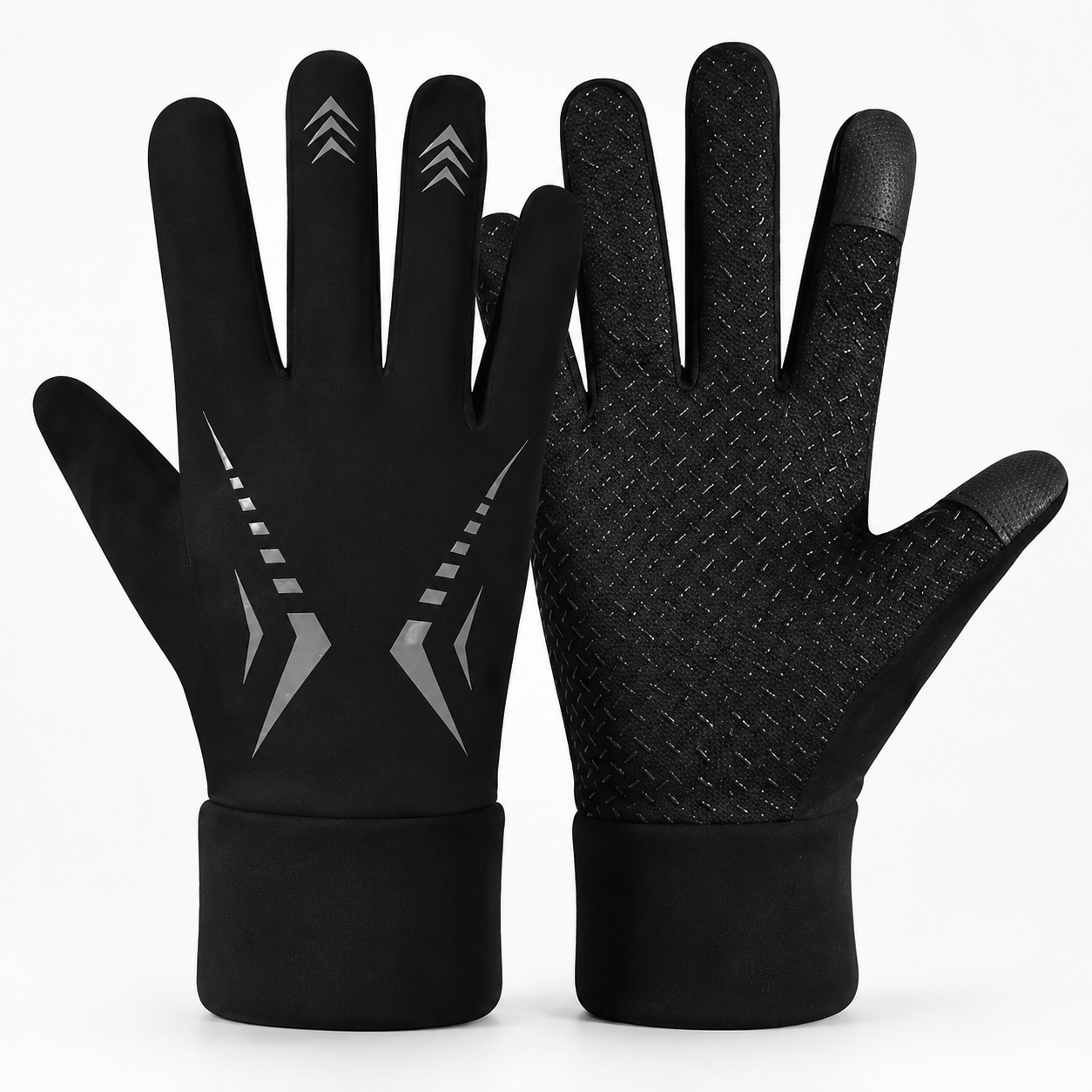 BikerZoneZ™ FrostGrip Thermal Touchscreen Riding Gloves