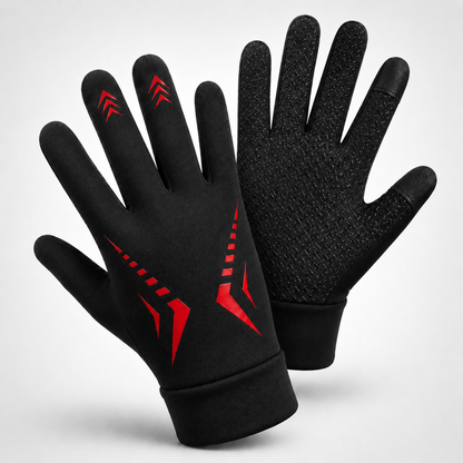 BikerZoneZ™ FrostGrip Thermal Touchscreen Riding Gloves