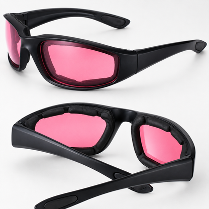 BikerZoneZ RoadVision 4-Lens Riding Glasses