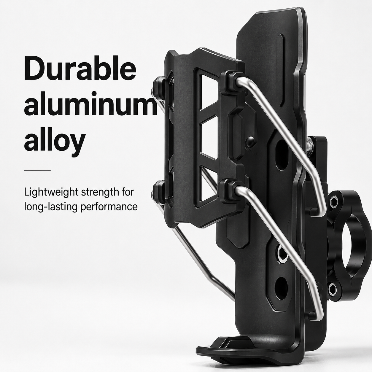 BikerZoneZ Adjustable Motorcycle Water Bottle Holder