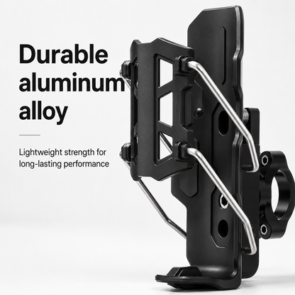 BikerZoneZ Adjustable Motorcycle Water Bottle Holder