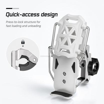 BikerZoneZ Adjustable Motorcycle Water Bottle Holder