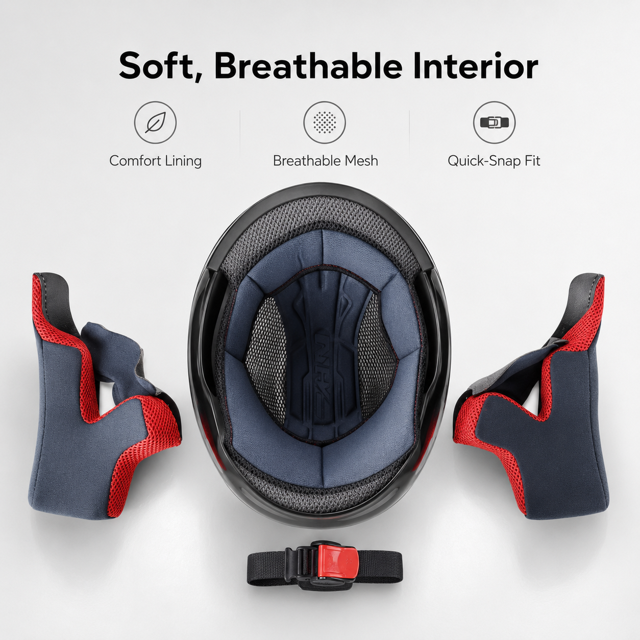 BikerZoneZ MotoCat™ Full Face Helmet