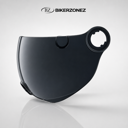 BikerZoneZ AeroLite™ Dual-Lens Half Helmet