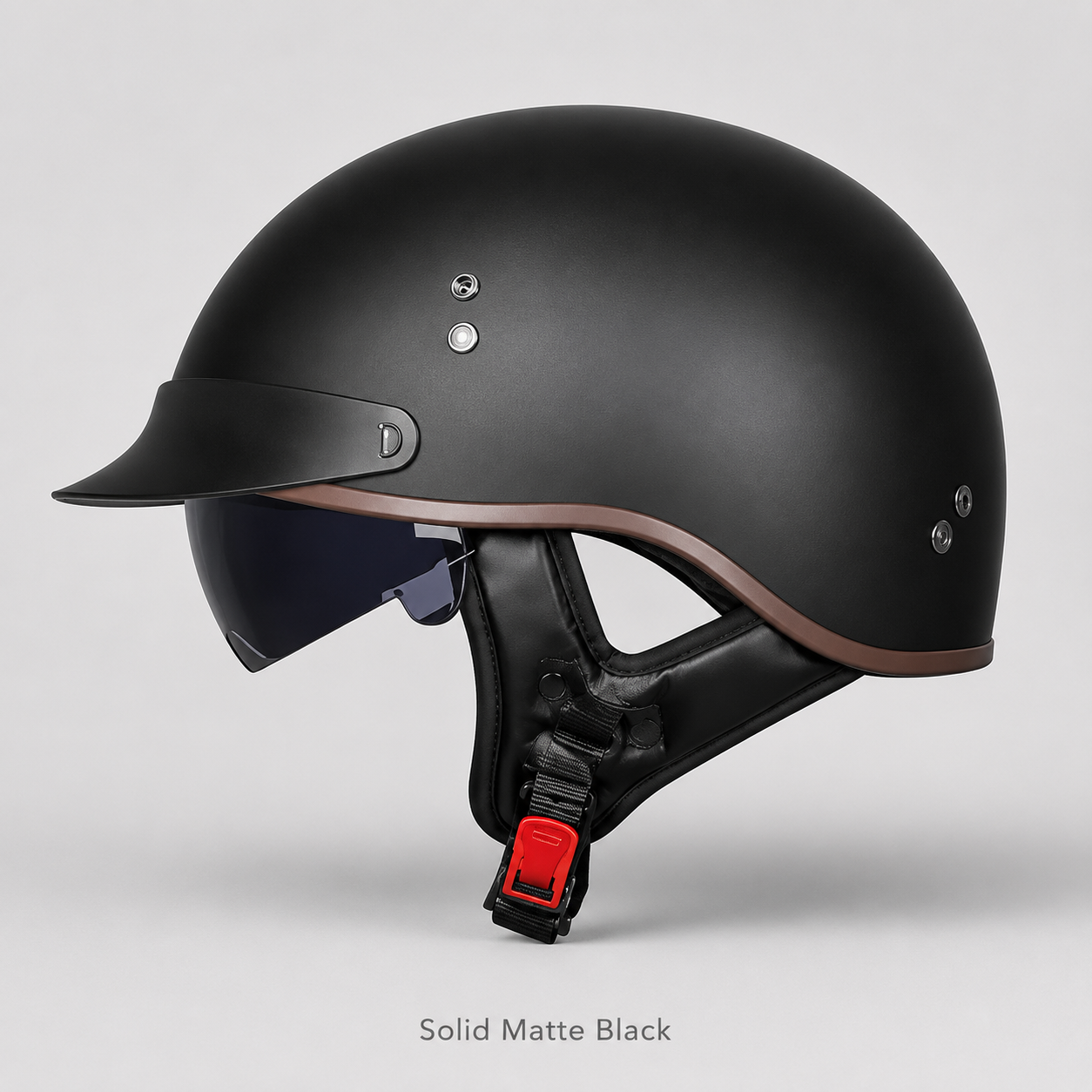 BikerZoneZ IronClassic™ German-Style Half Helmet