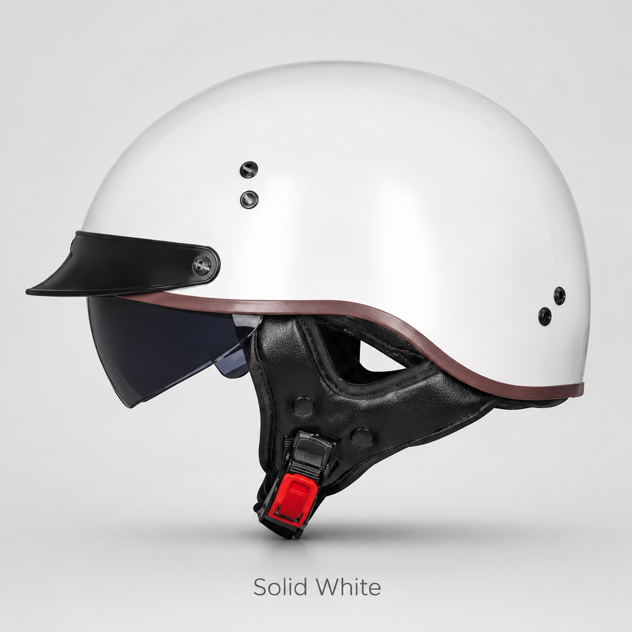 BikerZoneZ IronClassic™ German-Style Half Helmet