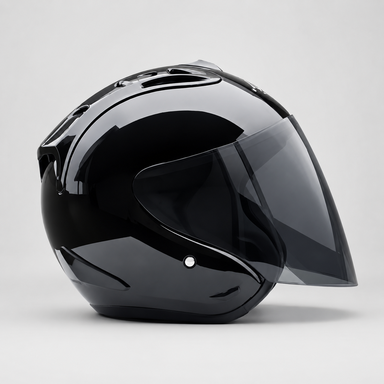 BikerZoneZ Ram-4™ Open Face Half Helmet