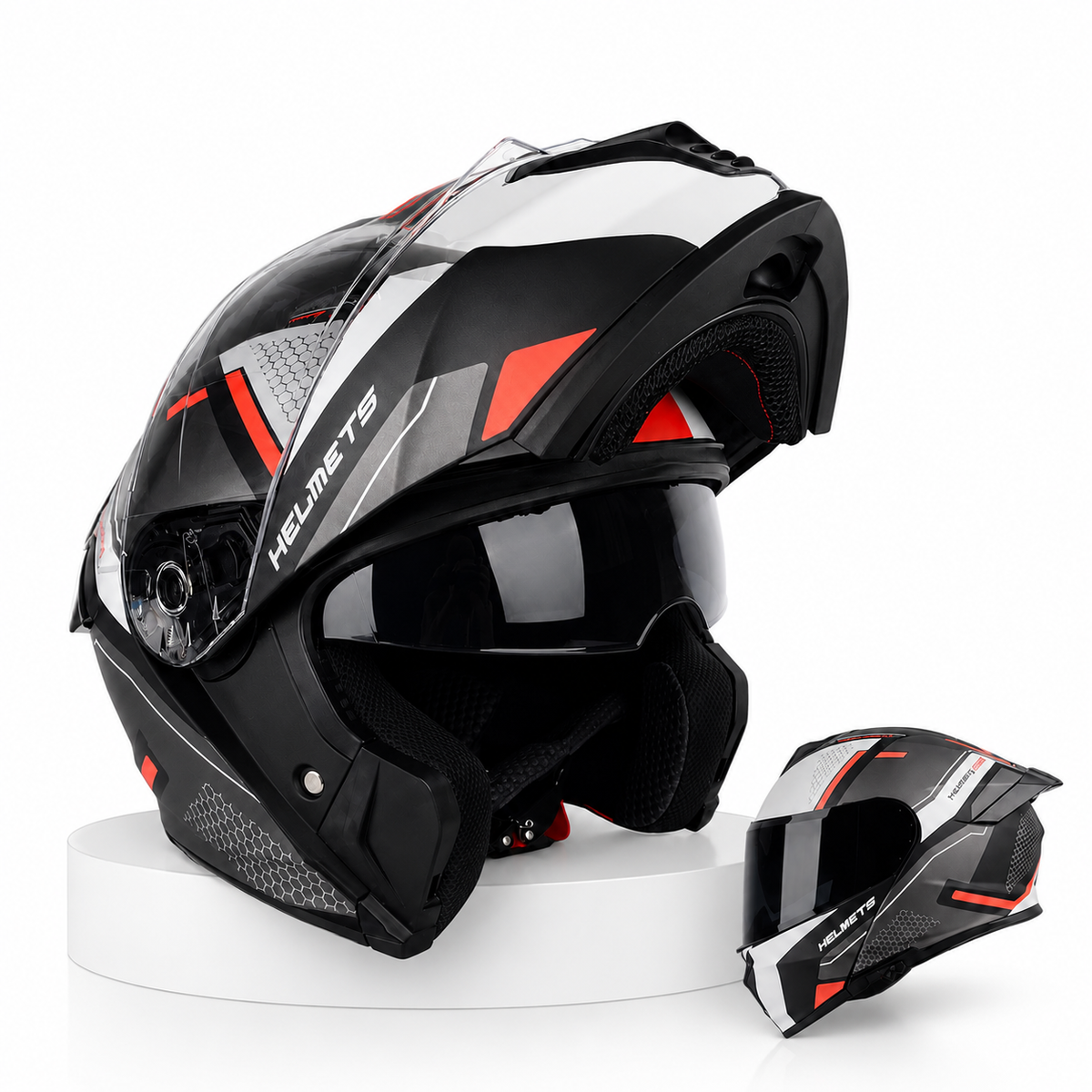 BikerZoneZ AeroFlip™ Modular Full Face Helmet