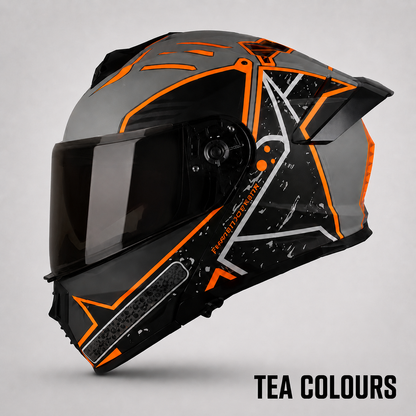 BikerZoneZ AeroFlip™ Modular Full Face Helmet