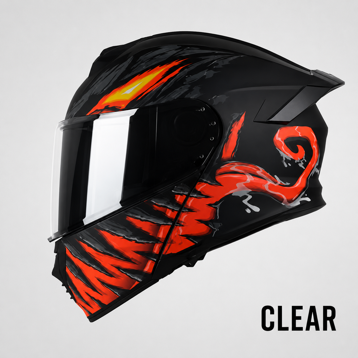 BikerZoneZ AeroFlip™ Modular Full Face Helmet