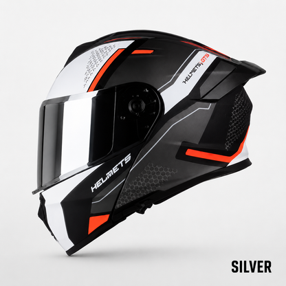 BikerZoneZ AeroFlip™ Modular Full Face Helmet