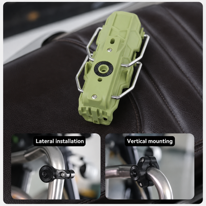 BikerZoneZ Adjustable Motorcycle Water Bottle Holder