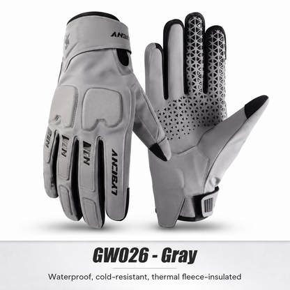 BikerZoneZ FrostGuard Winter Motorcycle Gloves