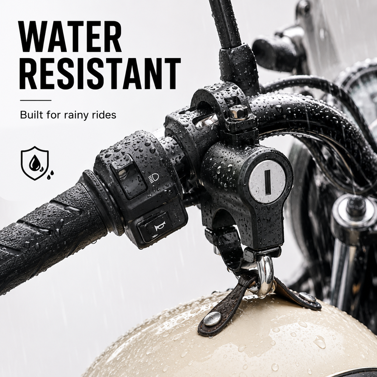 BikerZoneZ Motorcycle Helmet Lock
