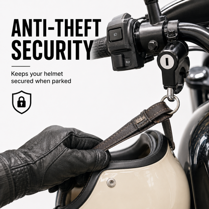 BikerZoneZ Motorcycle Helmet Lock