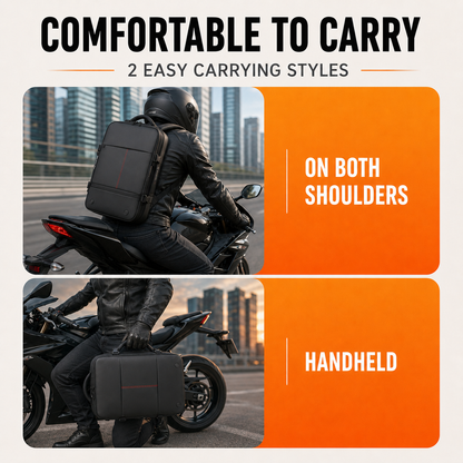 BikerZoneZ Vacuum Compression Expandable Travel Backpack